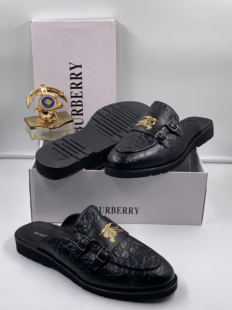Black burberry Half Shoe