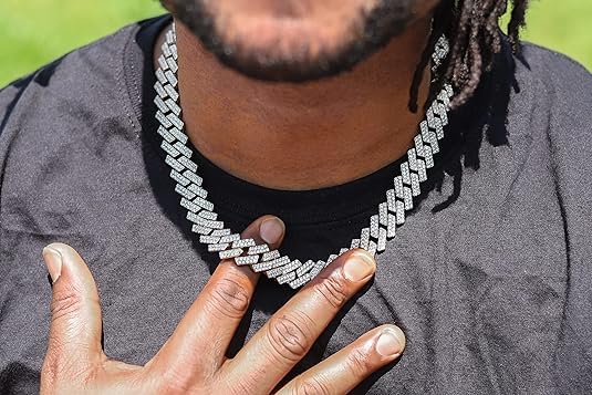silver Cuban Necklace