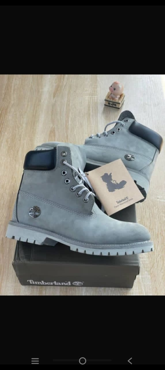 Grey Timberland Leather Boot 2026