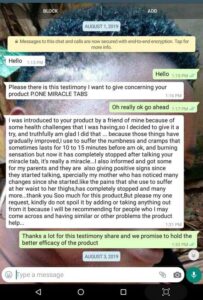 pone testimony