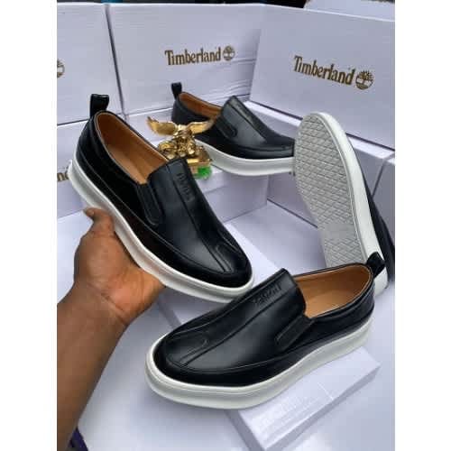 Black Timberland Loafers With White Sow 2026 2