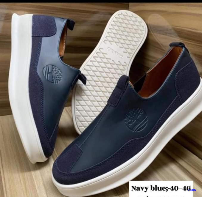 Navy Blue Timberland Loafers With White Sow 2026